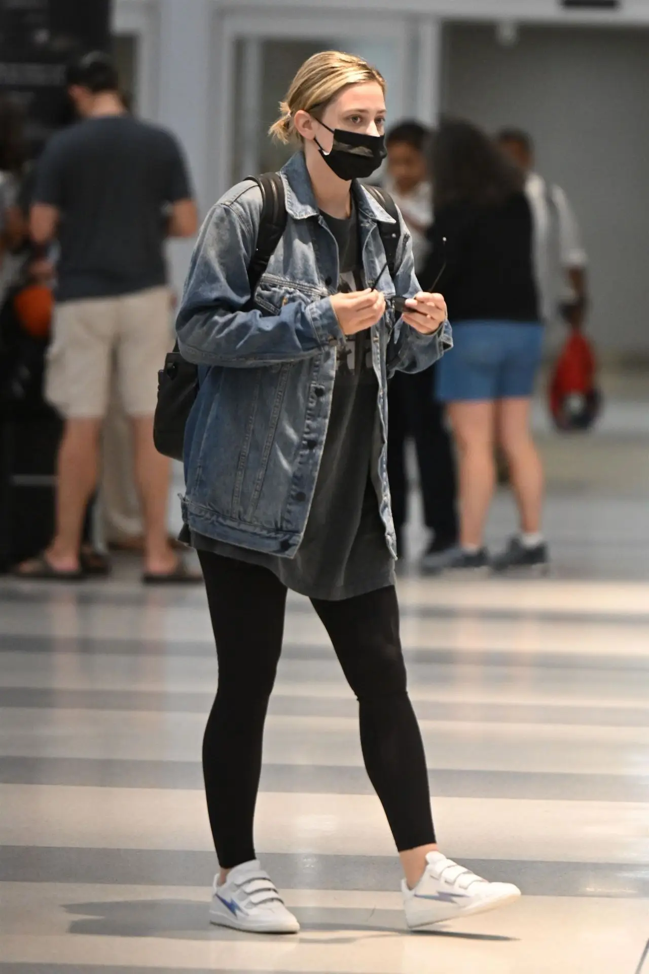 Lili Reinhart Stills at JFK Airport in New York7